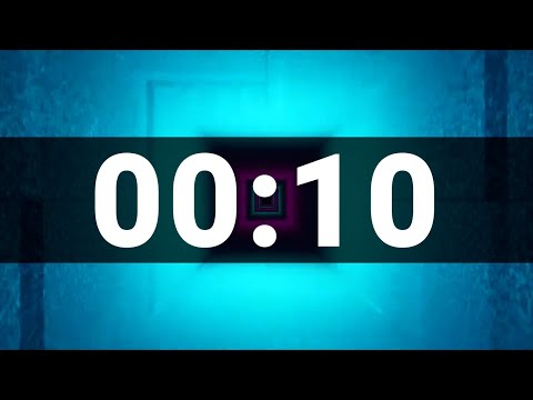 10 Second Timer with Cool Upbeat Music for Kids, Chill Instrumental Countdown