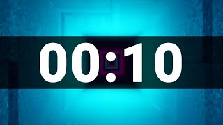 10 Second Timer with Cool Upbeat Music for Kids, Chill Instrumental Countdown