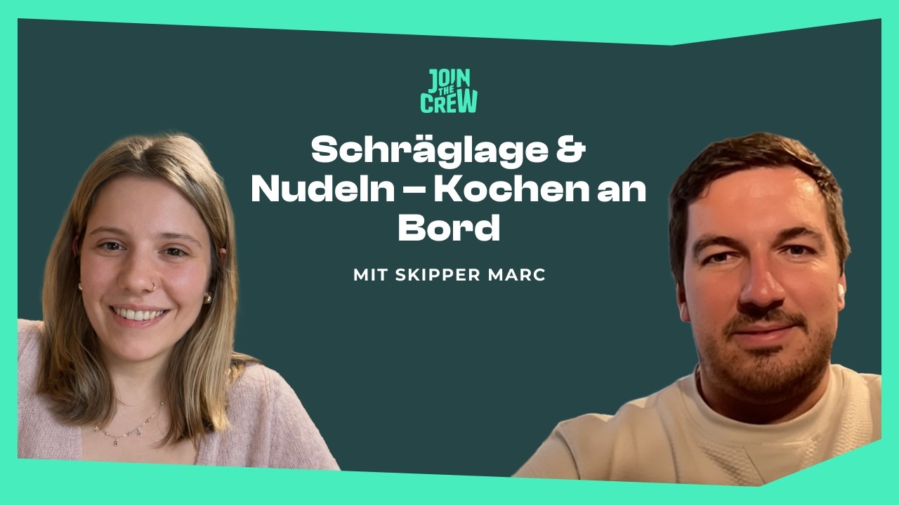 ⁣Schräglage & Nudeln – Kochen an Bord