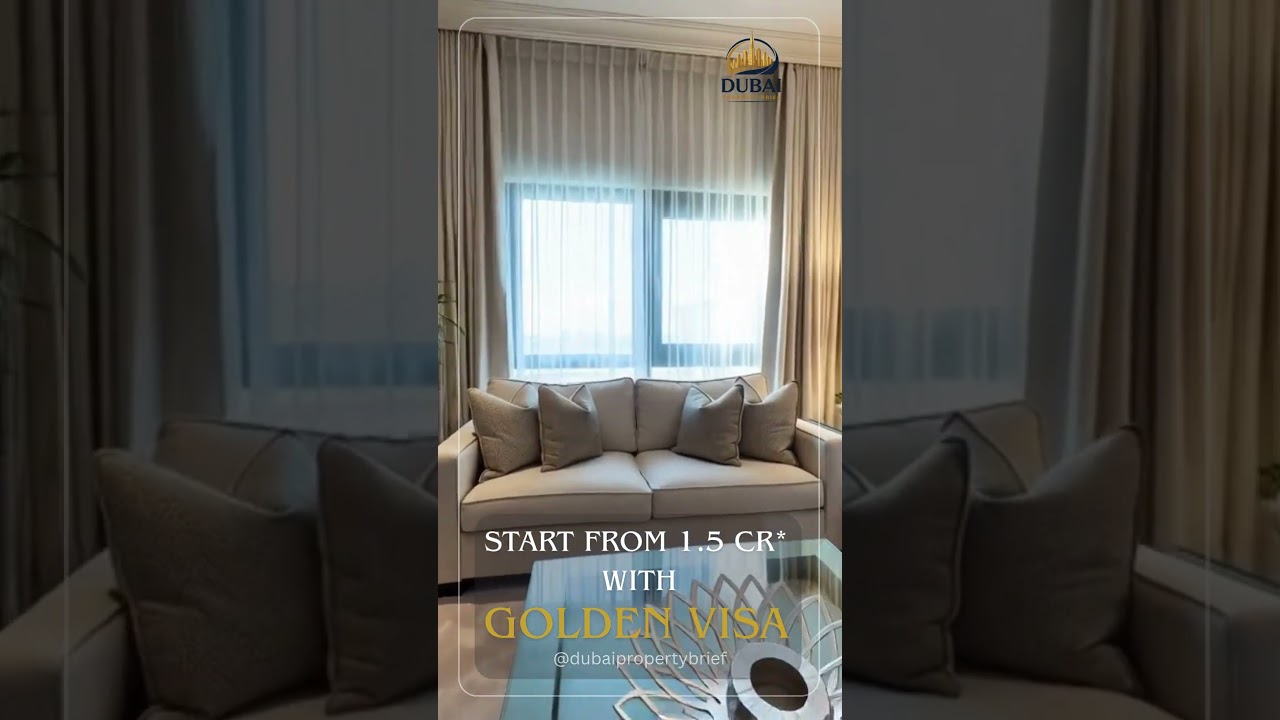 Dubai Property Brief - property starts from INR 1.50 Cr, 8% to 10% ROI