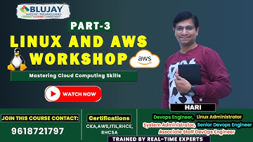 Linux & AWS Workshop (Part-3) | Mastering Cloud Computing & DevOps Skills 🚀🐧☁️#part3 #linux #aws