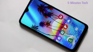 How to set one handed mode in Samsung Galaxy A10s