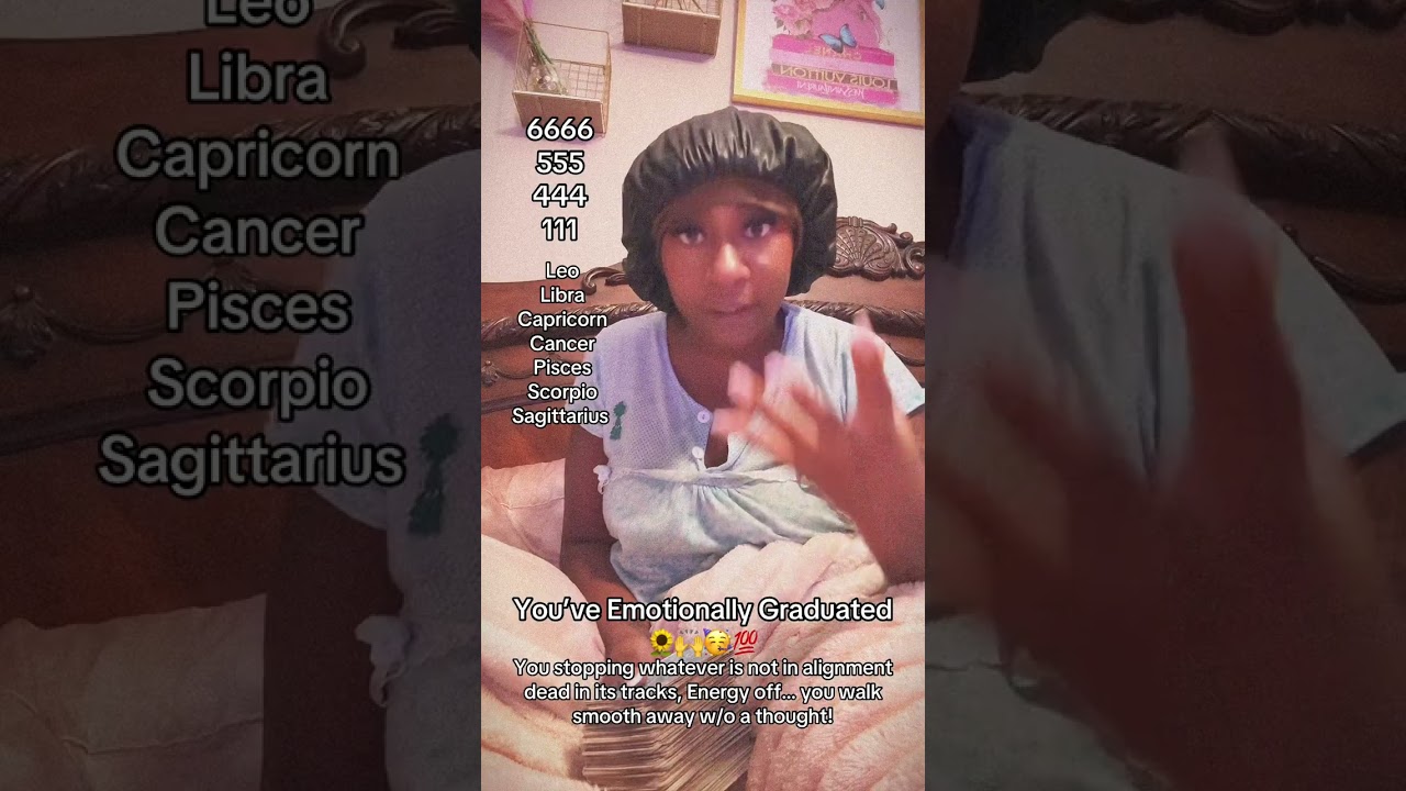 Emotionally Graduated 👩‍🎓 ! 🌻🙌🥳💯☀️ Not repeating Karmic Lessons! 