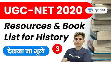 UGC NET 2020 (Paper-2) | Best Books & Resources for History by Shiv Sir