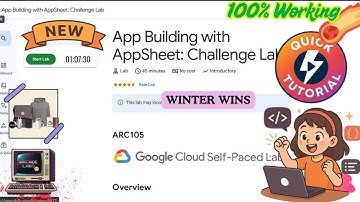 App Building with AppSheet: Challenge Lab | Winter Wins | #ARC105 #qwiklabsarcade2025 #qwiklabs