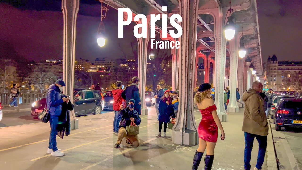 Paris, France | On-Foot City Tour 4K | Jan 22, 2022