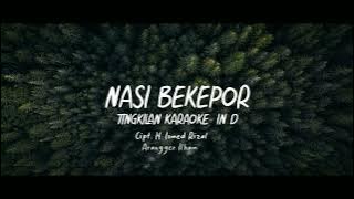 TINGKILAN - NASI BEKEPOR | Karaoke / Instrumental in D |