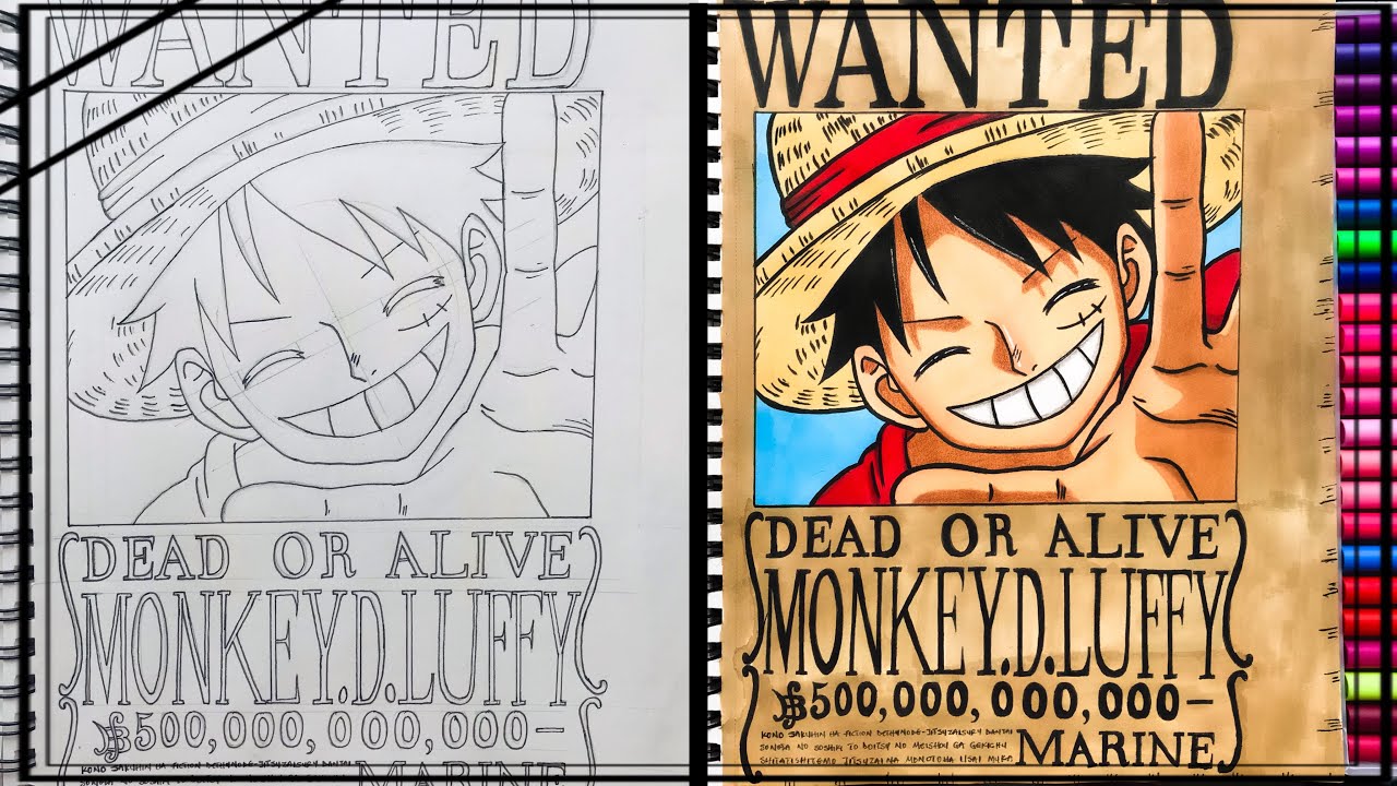 Get your own One Piece Wanted Poster - Draw Me Manga