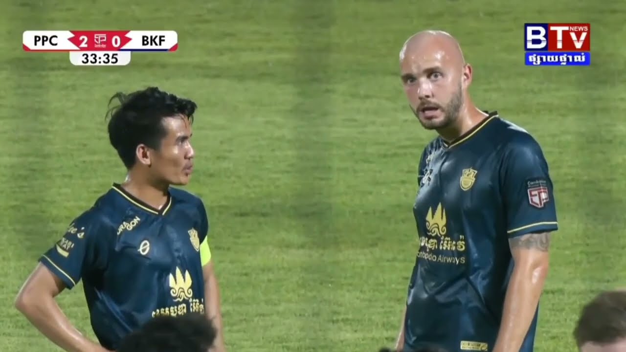 Charlie Scott (18) Vs Phnom Penh Crown FC• Charlie 1st Goal In Cambodian Premier League