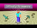 I Beat Minecraft With No Tools or Weapons (HARD CHALLENGE)