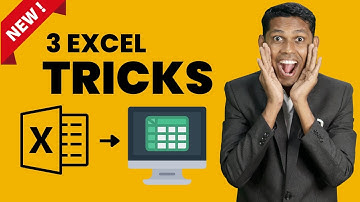 3 Mind blowing 🤯 Excel Tricks