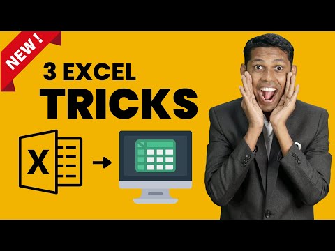 3 Mind blowing 🤯 Excel Tricks