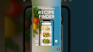 Recipe Finder App Mini Project for B.Tech CSE #miniproject #btechprojects #coding  #webdevelopment