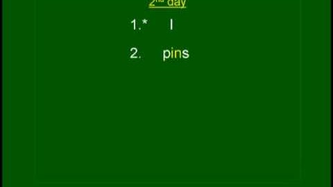 Sequential Spelling DVD Demonstration, Day 2