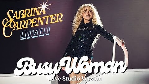 Thumbnail of Sabrina Carpenter - Busy Woman [Live Studio/From Primavera Sound 2025]