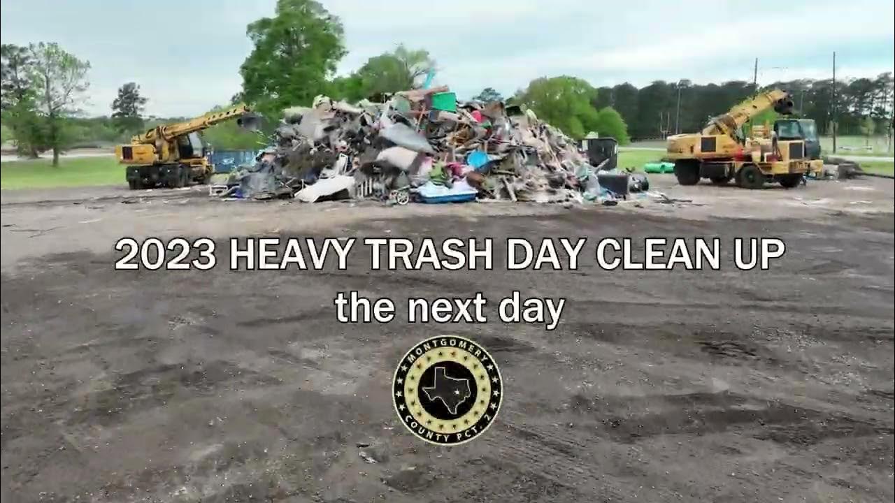2023 HEAVY TRASH DAY event NEXT DAY final YouTube