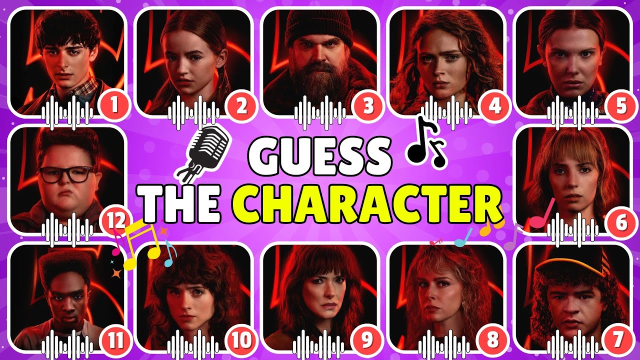 Угадайте персонажа из «Очень странных дел» по его голосу 🎤🎵🔥Уилл Байерс, Макс, Холли, Одиннадцать...