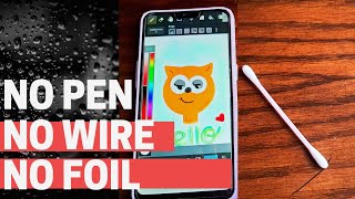 How to make world's cheapest stylus|Diy stylus without foil or wire|Stylus for any smartphone