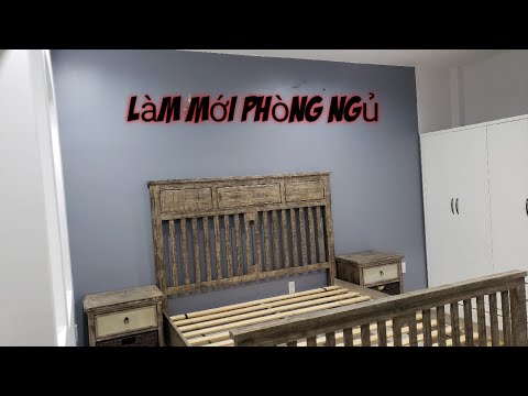 Màu Xám Sơn Tường - DIY REFRESH THE BEDROOM // Làm mới phòng ngủ