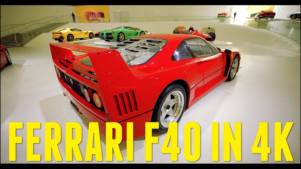 FERRARI F40 IN 4K - YouTube