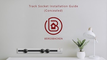 Installation - Track Socket - Concealed (English)