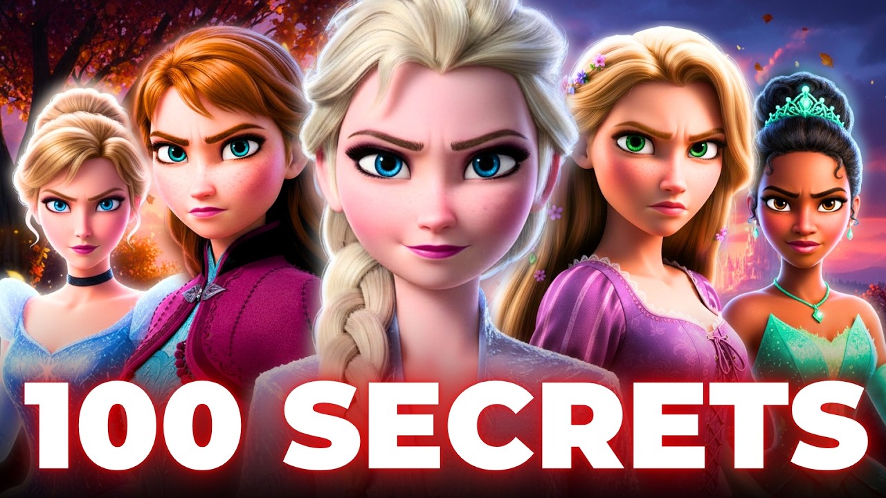 Les SECRETS CACHÉS des PRINCESSES DISNEY