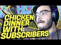 CHICKEN DINNER WITH MY SUBSCRIBERS (9 KILLS) | RAWKNEE