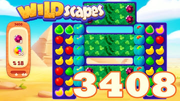 Wildscapes Level 3408 HD Walkthrough | 3 - match game | gameplay | android | ios | pc | GameGo Game