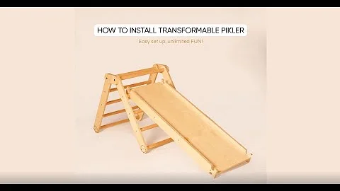 How to Install Pikler? Curious Cub Montessori Furniture | 1-6 Years kids #installationguide #pikler