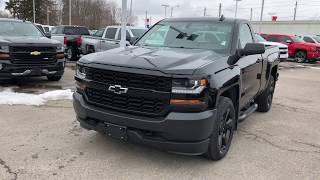 VEHICLE SOLD!  2018 Chevrolet Silverado 1500 Work Truck Regular Cab Black Roy Nichols Motors