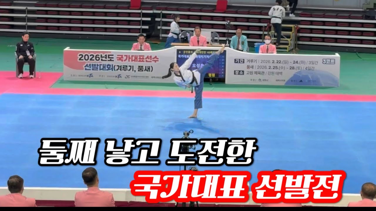 둘째 낳고 메달따고 국가대표 선발전까지 • 추억으로 남겨보는 품새대회 영상