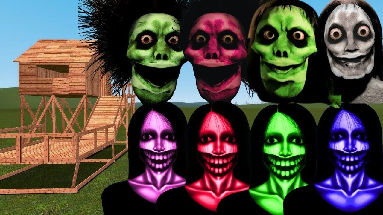 Kuchisake Onna, Alpha Wyrms Vs Towers In Garry's Mod (Part 6)