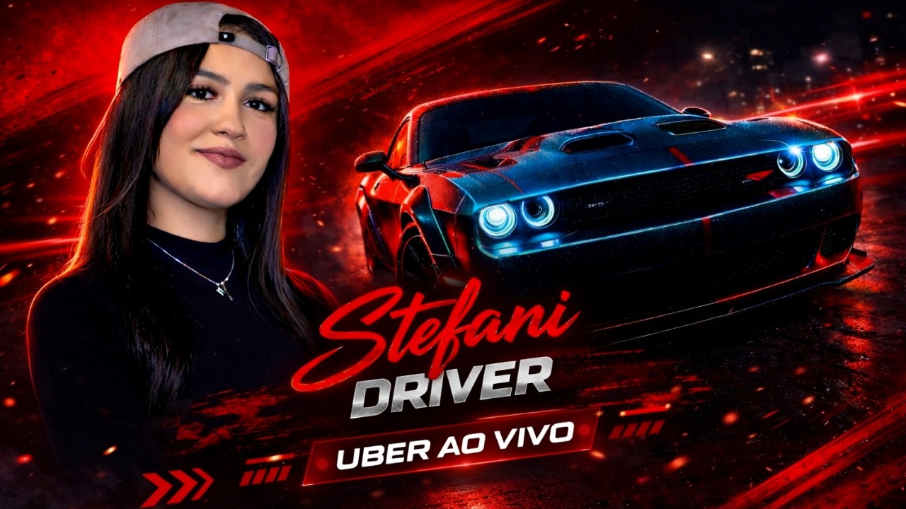 UBER AO VIVO NA NOITE DE SÃO PAULO STEFANI DRIVER 