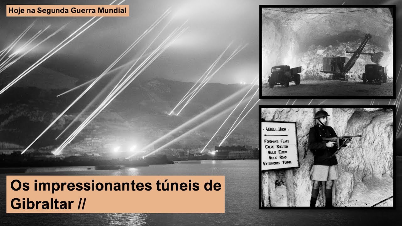 Os impressionantes túneis de Gibraltar