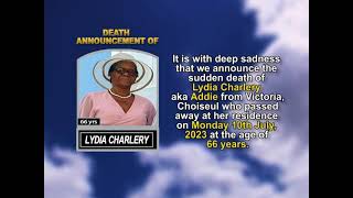 Lydia Charlery short