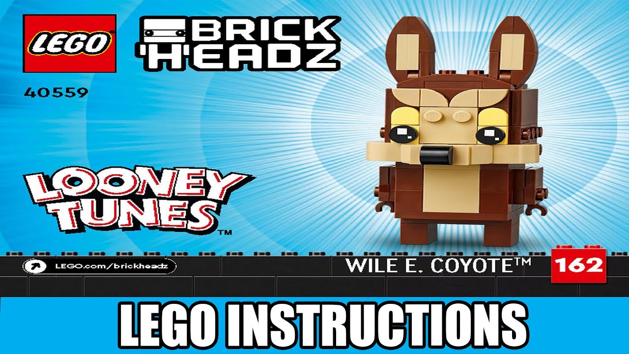 BrickHeadz Looney Tunes - Road Runner & Wile E. Coyote (Wile E. Coyote) LEGO instructions