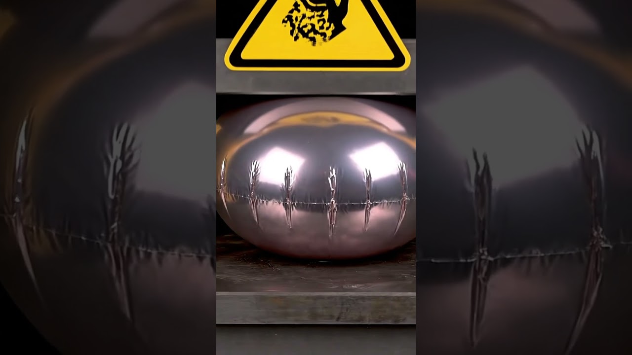 Hydraulic Press Machine ASMR Reaction Video with multiple times