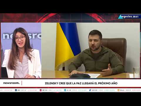 Zelensky cree que la paz en Ucrania tras la guerra llegar&aacute; el pr&oacute;ximo a&ntilde;o