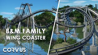 B&M FAMILY WING COASTER! - Voyagers Adventure Ep7 - Planet Coaster