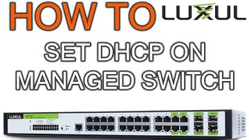 How to Set DHCP on Luxul Managed Switch
