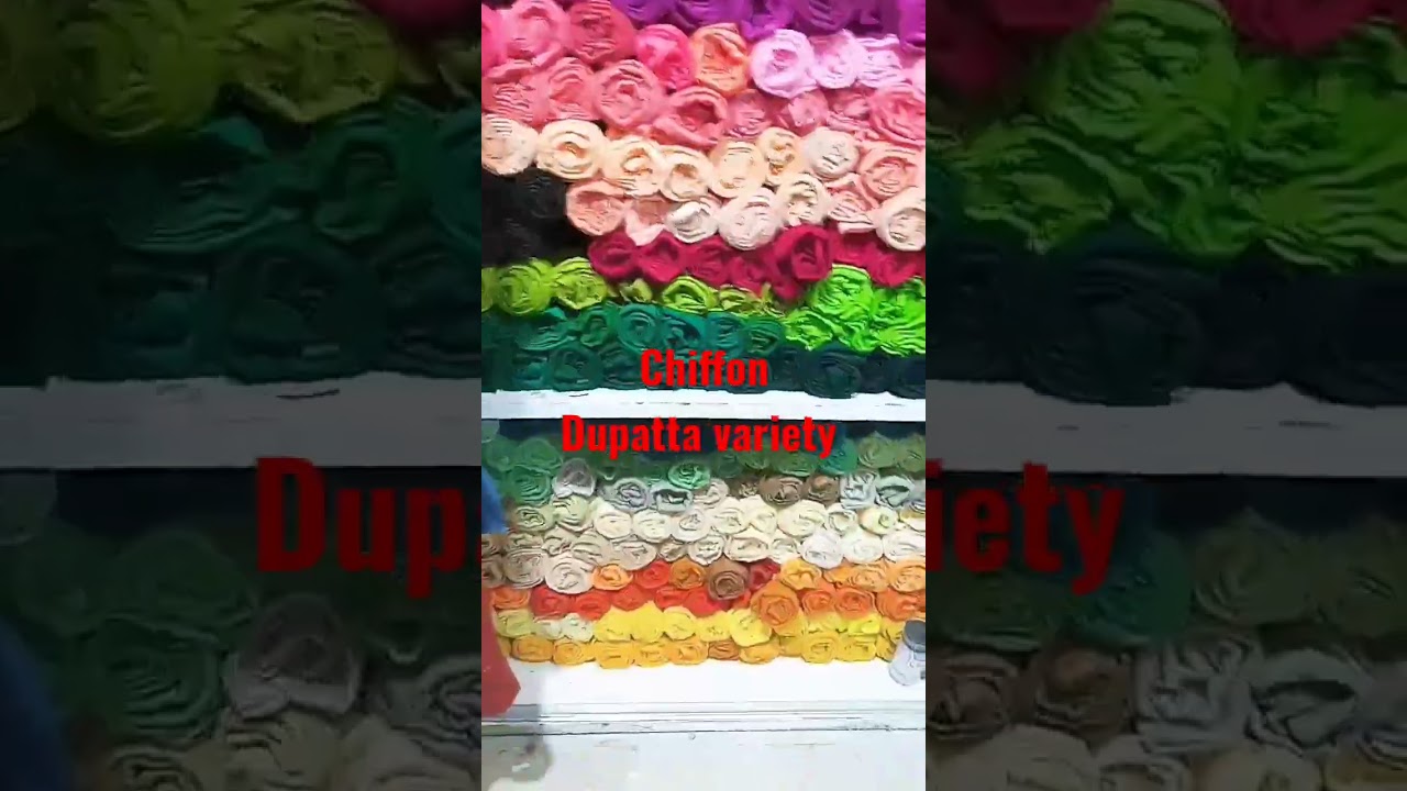 Chiffon Dupatta Design for Suits and Kurtis / crinckle chiffon Dupatta 