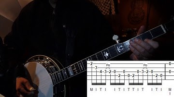 Bluegrass Banjo Licks - Solid Scruggs Lick Number One