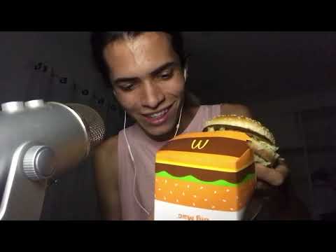 COMENDO MC DONALDS 🍔 ASMR