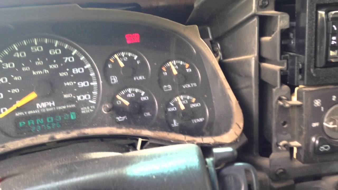 2005 gmc sierra 2500hd instrument cluster