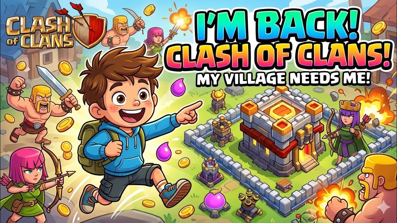 I Logged Into Clash of Clans After 5 YEARS... (MY VILLAGE IS A MESS! 😱)