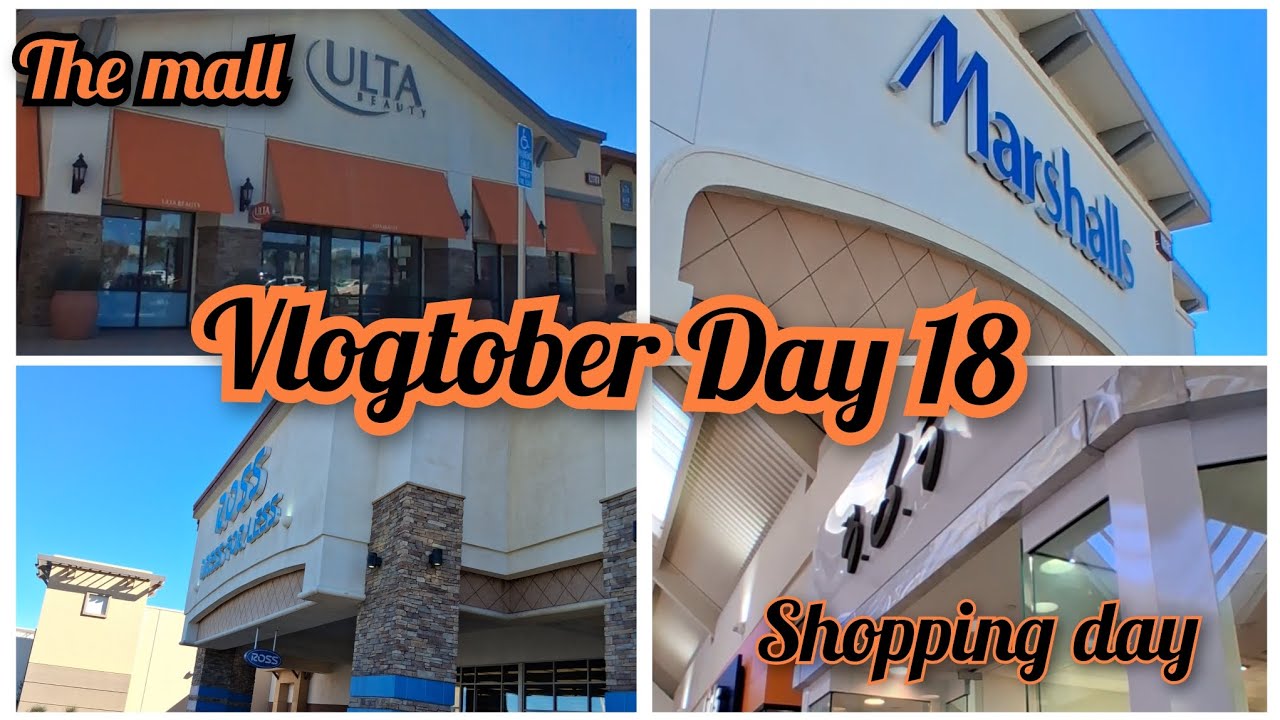 Vlogtober Day 18: ROSS | MARSHALL'S |ULTA |THE MALL | DOLLAR TREE HAUL 🎃