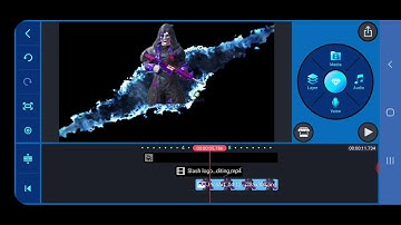 Making slash intro in kinemaster