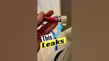 RV Water Lines Leak - Pex fittings