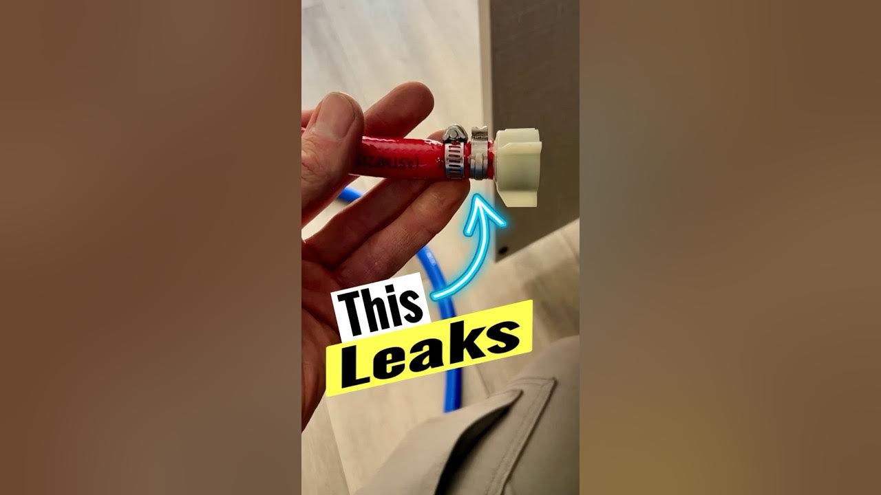 RV Water Lines Leak Pex fittings YouTube