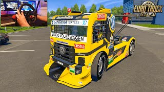 3 000 HP Ford Truck on Euro Truck Simulator 2 - Logitech G29 Gameplay